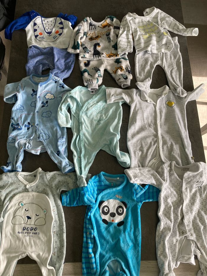 Lot de pyjamas bébé 3 mois